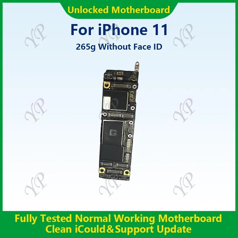 New! Fully Tested Authentic Motherboard For iPhone 11 Pro Max 64g/256g Unlocked Mainboard Without Face ID Clean iCloud Fast