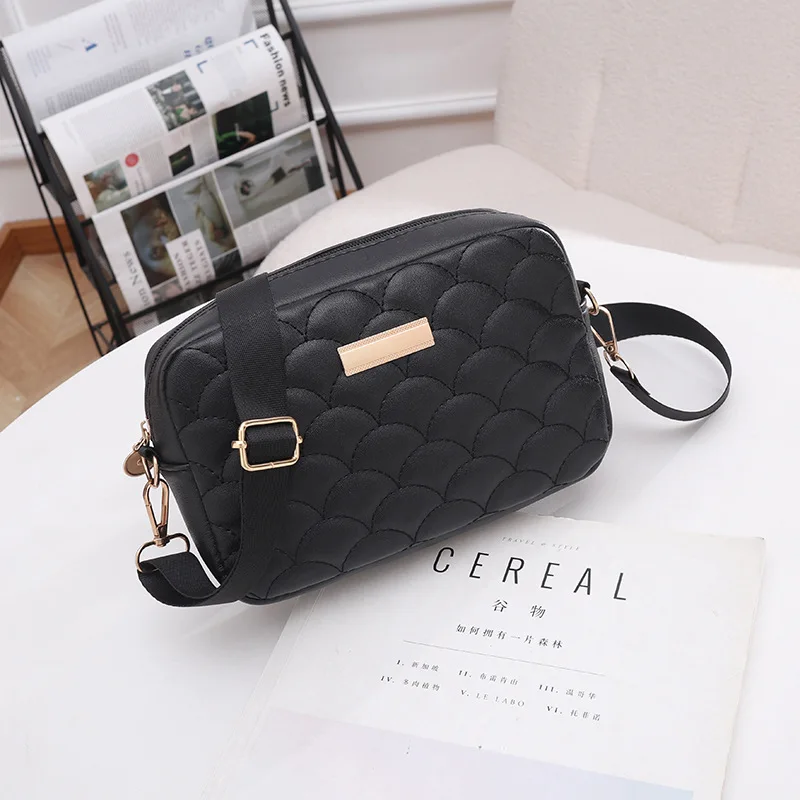 Hot sale Small Messenger Bag For Women Simple Solid color Embroidery Camera Female Shoulder Bag Fashion Ladies Crossbody Bags