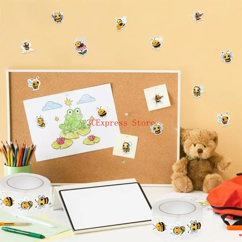 500PCS漫画ステッカーパッケージラベル接着シールステッカーシールエンベロープ用