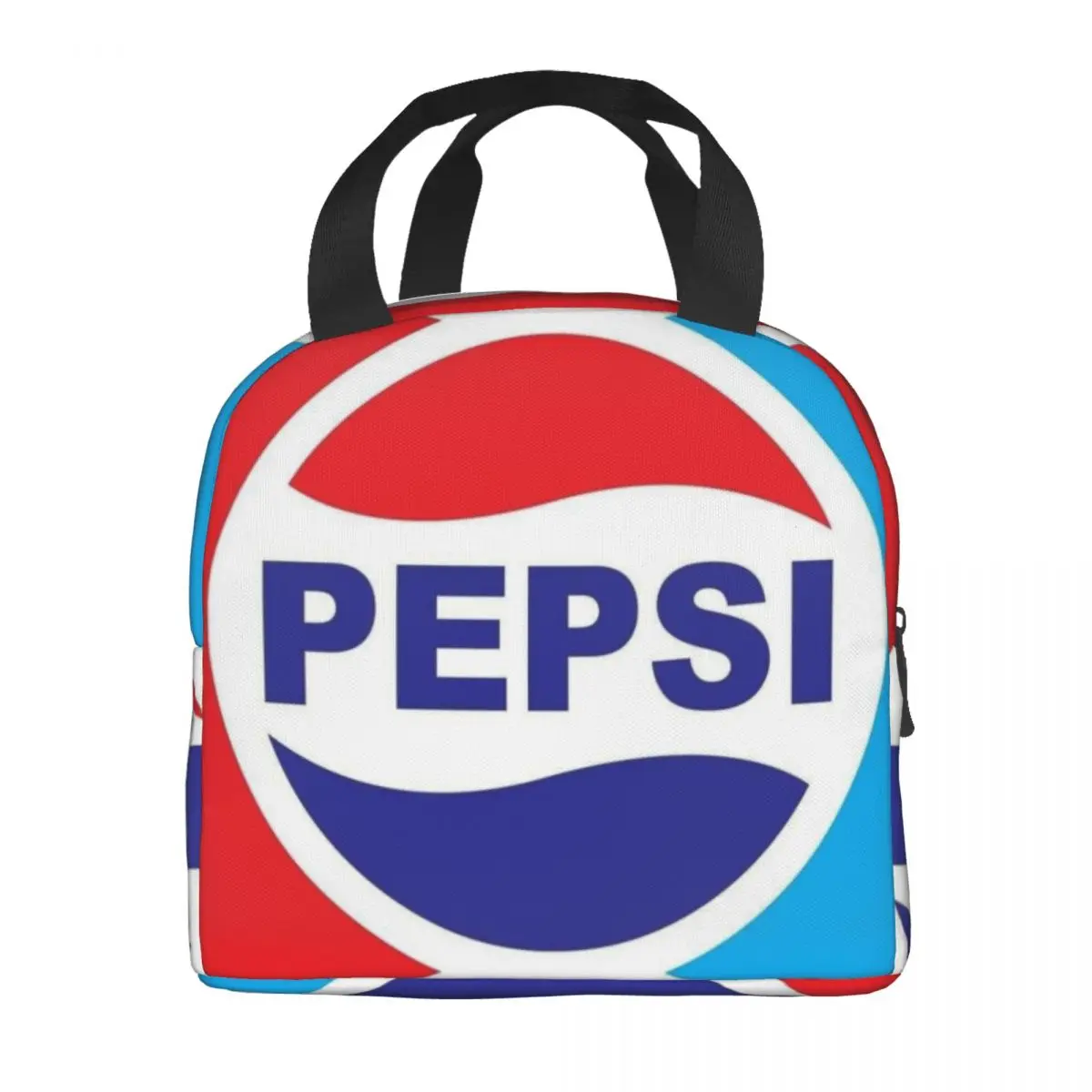 P-Pepsi 학교 도시락 가방, 방수 피크닉 보온 쿨러, 절연 도시락 상자, 여성 키즈 토트 백