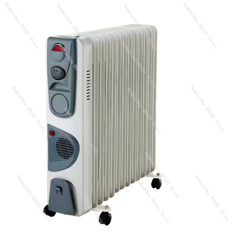 Calentador eléctrico de radiador lleno de aceite, estándar de la UE, 2500W, ahorro de energía para el hogar, soplador de aire caliente de área grande, máquina de aire caliente