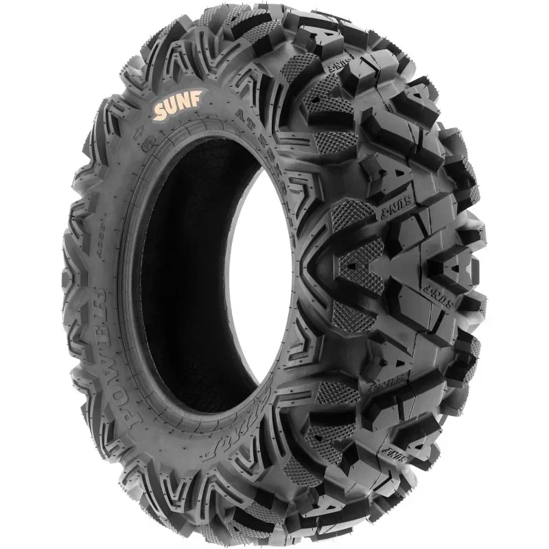 مجموعة جديدة مكونة من 4 إطارات لجميع التضاريس 25x8-12 أمامي و25x10-12 خلفي، بدون أنابيب A033,6 PR، #5