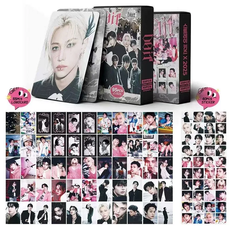 

New 95pcs SKZOO Boys' New Album KARMA Star Cards Lomo Cards Ginet Karma Do It Peripheral Collection Cards Fan Gift Cards