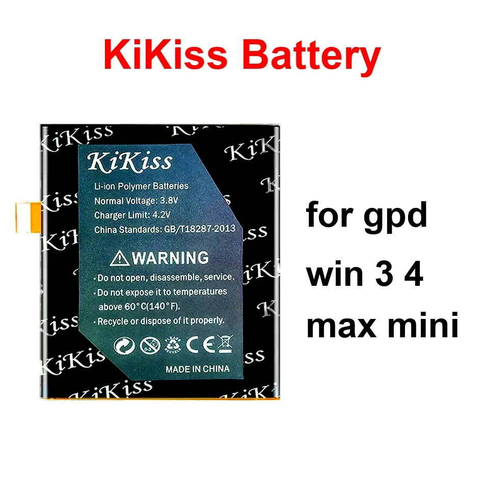 

Аккумулятор для ноутбука премиум-класса, замена 4139D5 AEC634791-4S1P 565774-3S 4400-4900 мАч для GPD Win 3 4 Max Mini