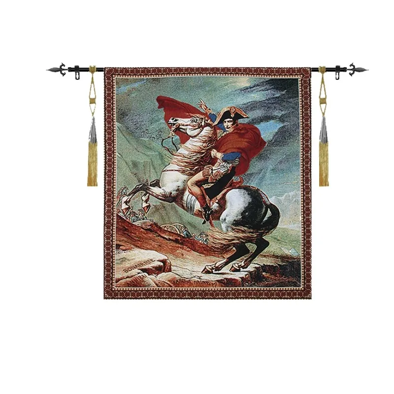 Belgian Tapestry European Classical Art Tapestry Living Room Foyer Background Wall Decoration Fabric Hanging Painting Napoleon