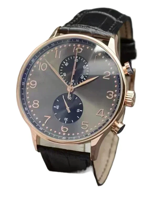 ساعة رجالية ساعات آلية أوتوماتيكية باللون الذهبي الوردي والأسود والأحمر والأزرق والياقوت المقاوم للصدأ حسب الطلب