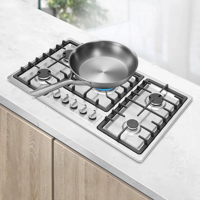 Stainls Steel Built-in Stove Burners Cast-iron Grat Rotary Switch Hom, Hotels, Rtaurants, and Motels
