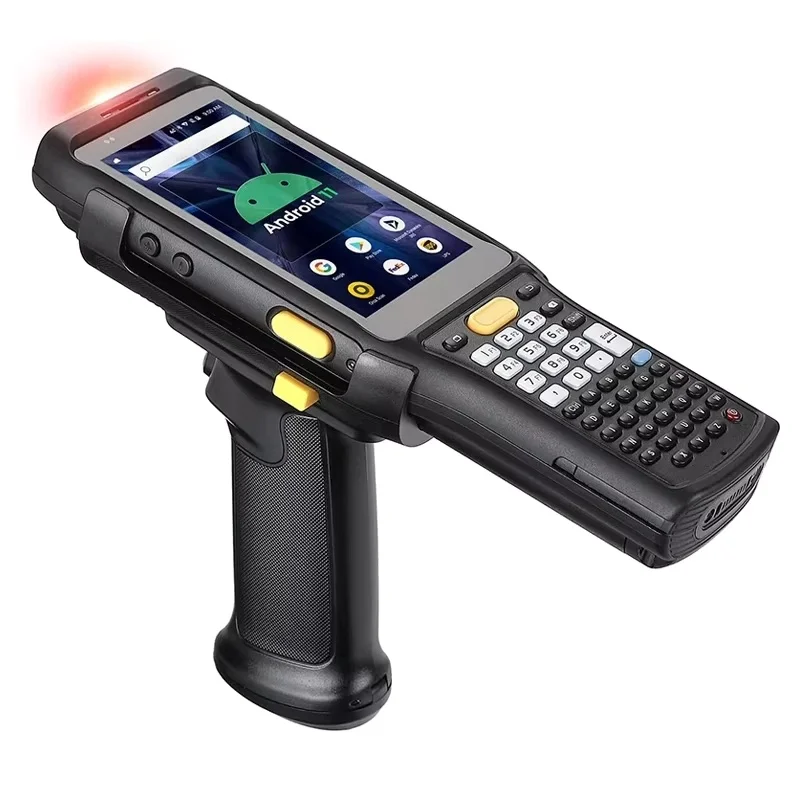 CHWEIDA  Android Data Collector more than 10m Long Distance Scanner PDA with Pistol Grip Rugged Handheld PDA