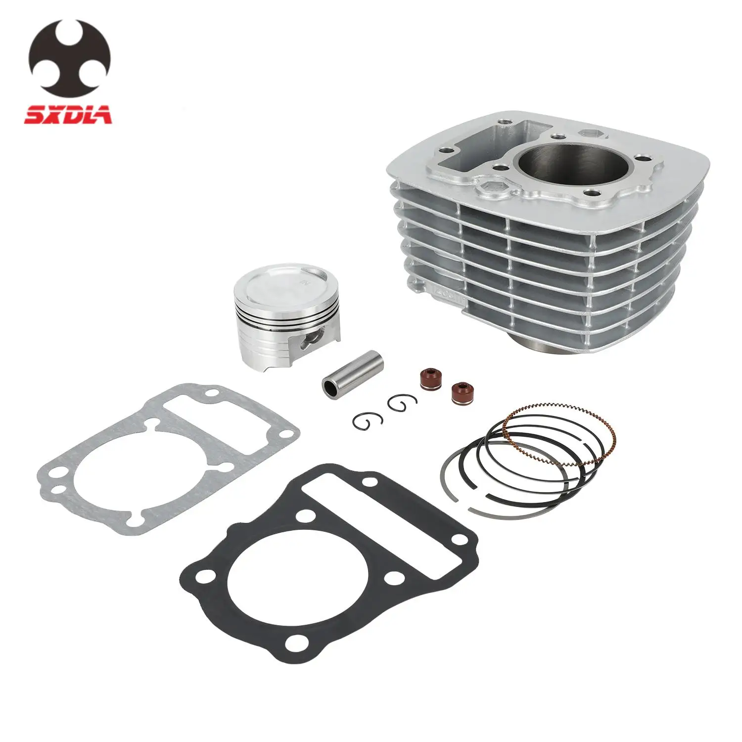 

Motorcycle Parts Cylinder Block Sleeve Kit Piston Rings Head Base Gasket Kit For HONDA CRF125F CRF125F 2014-2023 Dirt Pit Bike