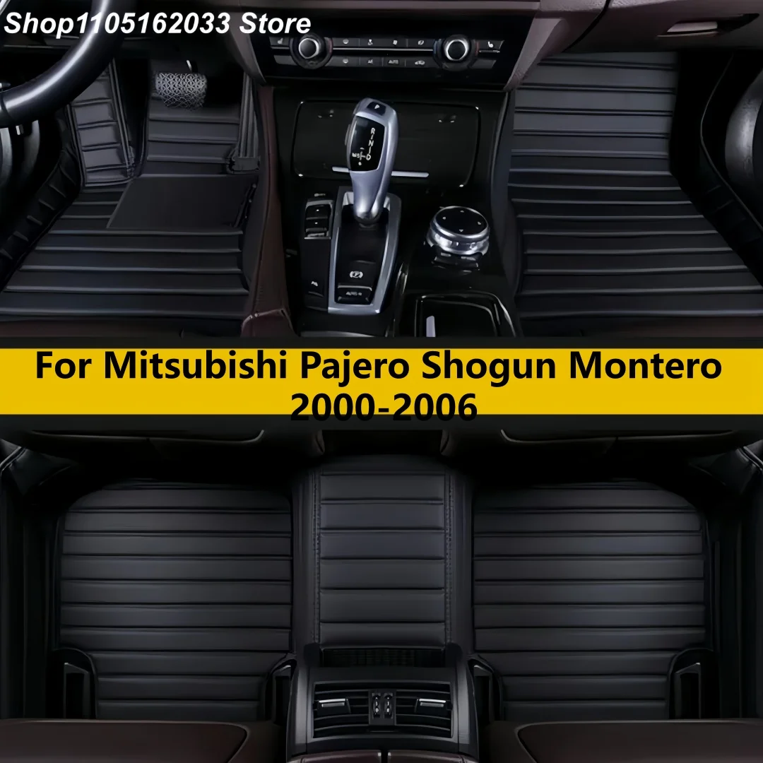 

5 местных автомобильных ковриков на заказ, пригодных для Mitsubishi Pajero Shogun Montero 2000 2001 2002 2003 2004 2005 2006, автомобильный коврик для ног