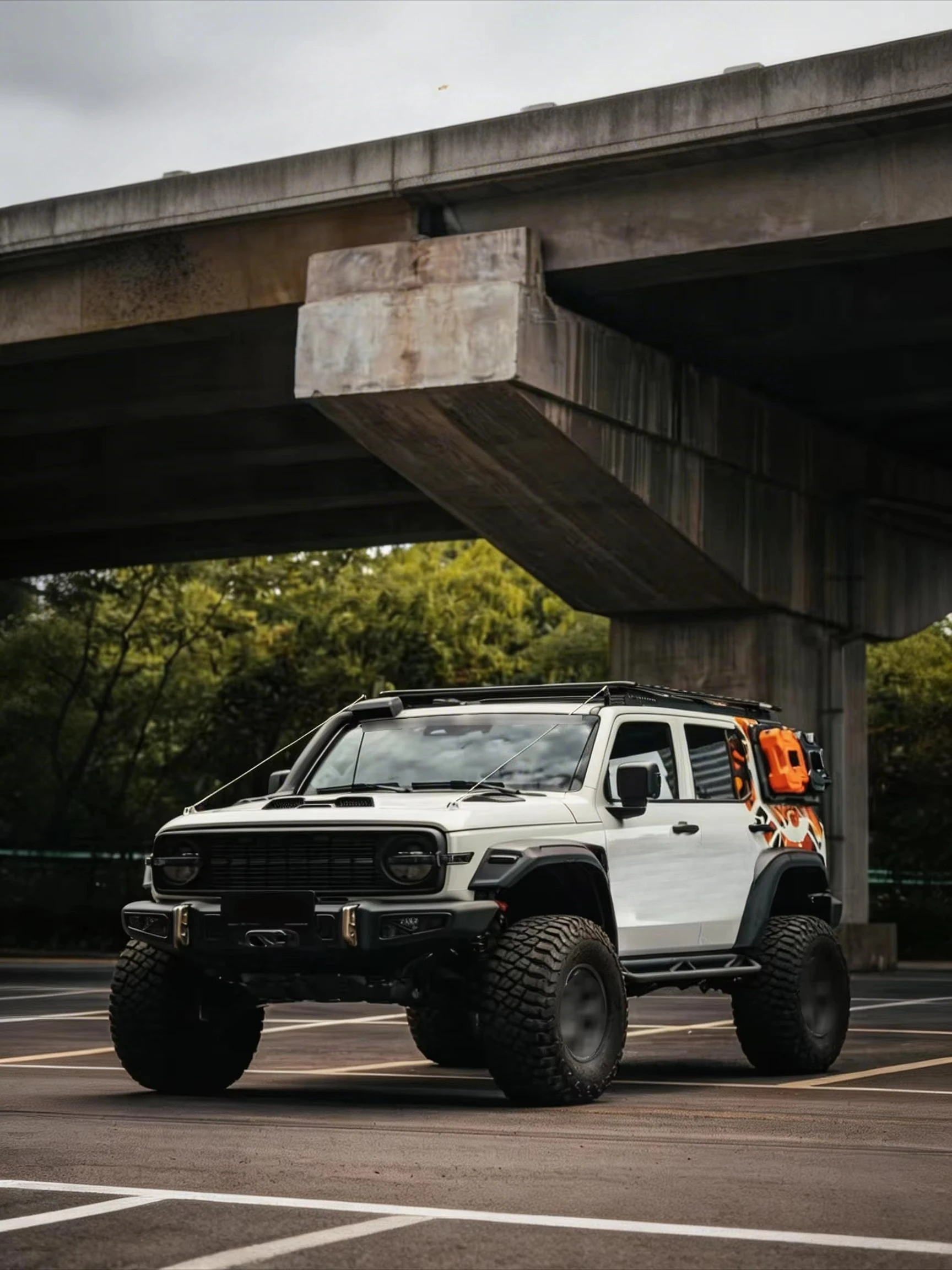 Topfire Dark Knight Body Kit for Tank 300 Front Bumper Grille Hood Fender Flare Off-Road 4x4 Accessories