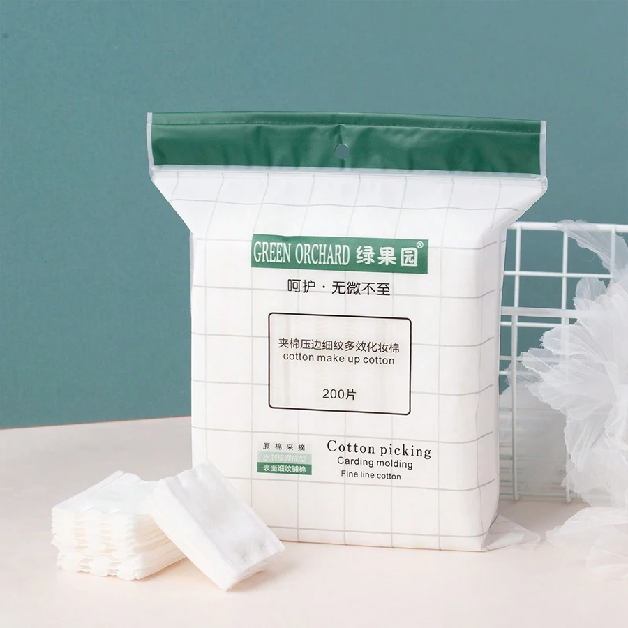 Verdickte Make-up-Entferner-Pads, 200 Stück Nagellack-Entfernungspads für das Gesicht