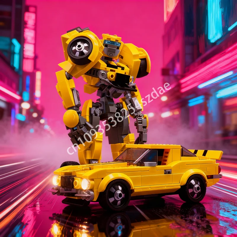 

526 шт. MOC галстук-бабочка Camarosn Gen Джмель Мех Модель Строительные блоки Игрушка Архитектура DIY Образование Рождественский подарок Кирпич Дети