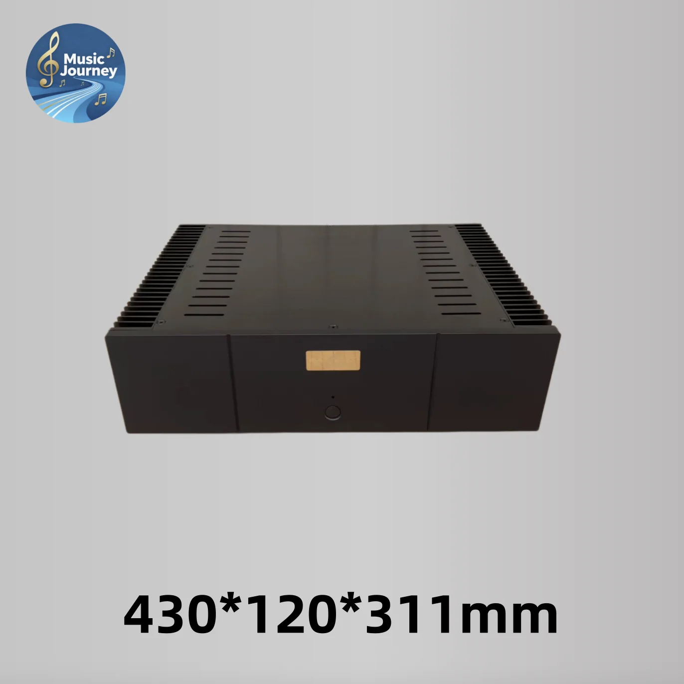 430*120*311mm 1969 Goldmund‑style Class‑A Power Amplifier Chassis, HIFI DIY Audio Amplifier Aluminum Enclosure Case Shell