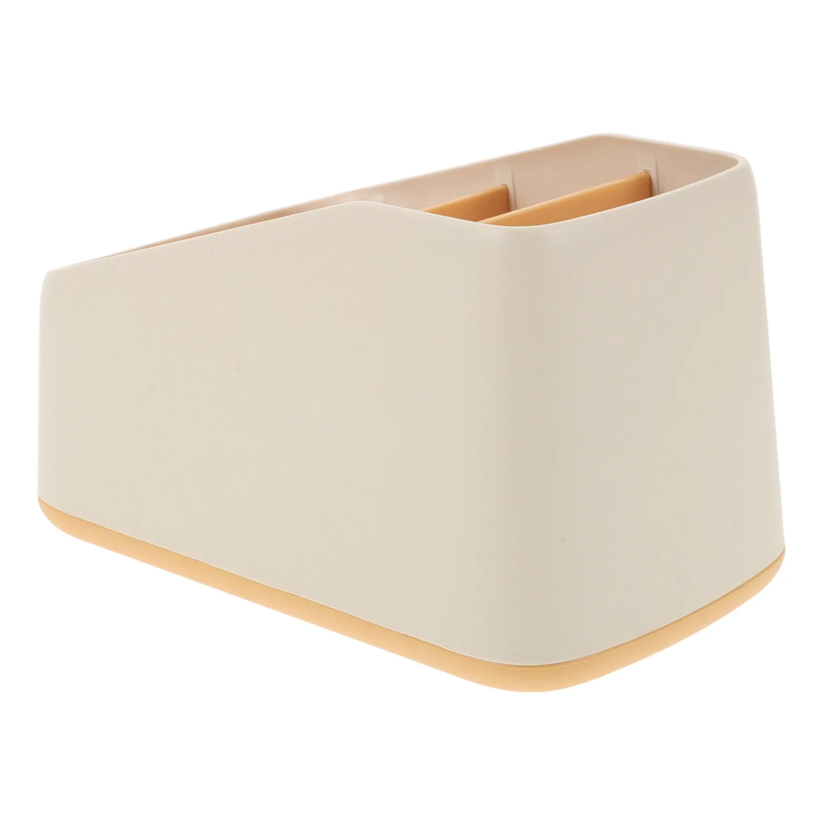 

1Pcs Remote Control Storage Box Small Exquisite Plastic Organizer Multi-Grid Holder for Cosmetics Makeup Brushes Bedroom Office