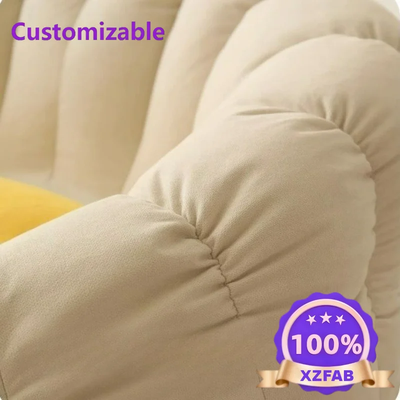 Factory Direct 2026 Lazy Sofa Recumbable Living Room Cheap Sofa Chair Household Dormitory Single Bedroom Small Sofa