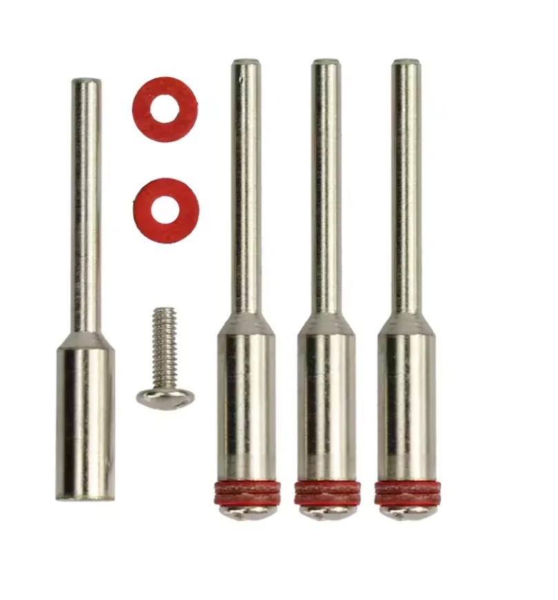 10pcs 2.35mm Handle Steel Screw Mandrel Shank Cutter-Off Holder jewelry Rotary Accessories Tools Disc Mandrel Saw Blade clamp
