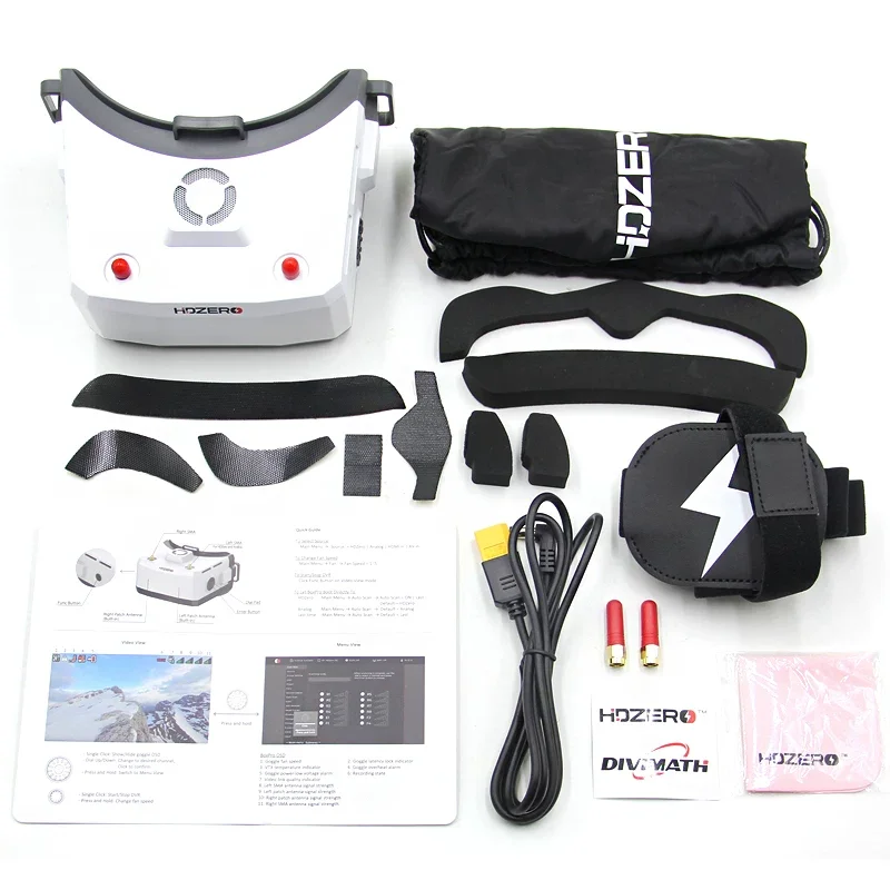 HDZERO BOXPRO FPV Head‑Mounted Goggles Dual Digital Analog Reception 56° FOV 100Hz LCD Display Racing Quad