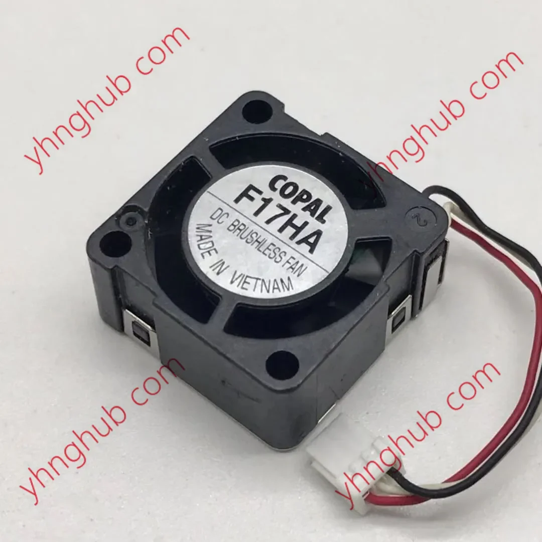 

COPAL F17HA DC 5V 0.03A 17x17x8mm 2-Wire 3-Wire Server Cooling Fan