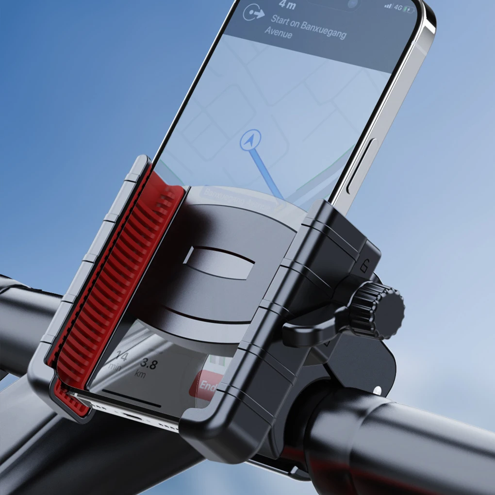 Bike Phone Holder Universal One-hand Operation Bicycle Motorcycle Phone Holder For Mobile Phone Shockproof