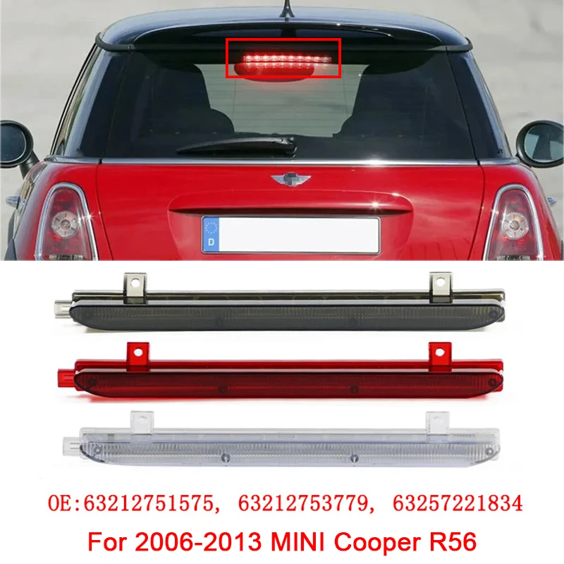 

Для 2006-2013 MINI Cooper R56 63212751575 63212753779 63257221834 Задний тормоз автомобиля Предупреждение о столкновении Стоп Светодиодный сигнальный светильник