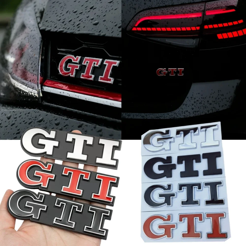 Pegatina con logotipo de maletero de coche de Metal 3D, emblemas de parrilla, insignia, calcomanías para Volkswagen Golf GTI MK2 MK3 MK4 MK5 MK6 MK7 GTI, piezas de automóvil