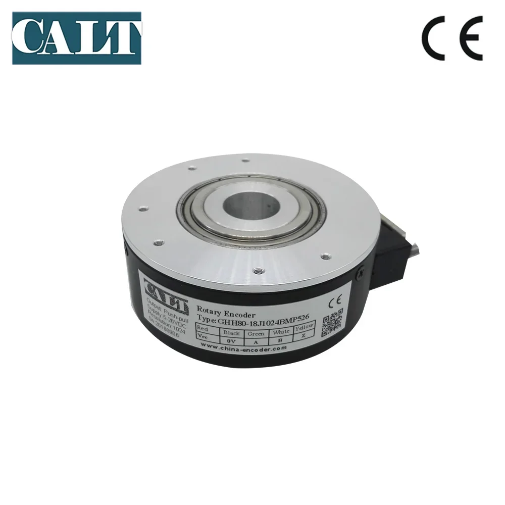 30mm hollow shaft 1024ppr NPN rotary encoder GHH80-30J1024BMC526 for lifting machine