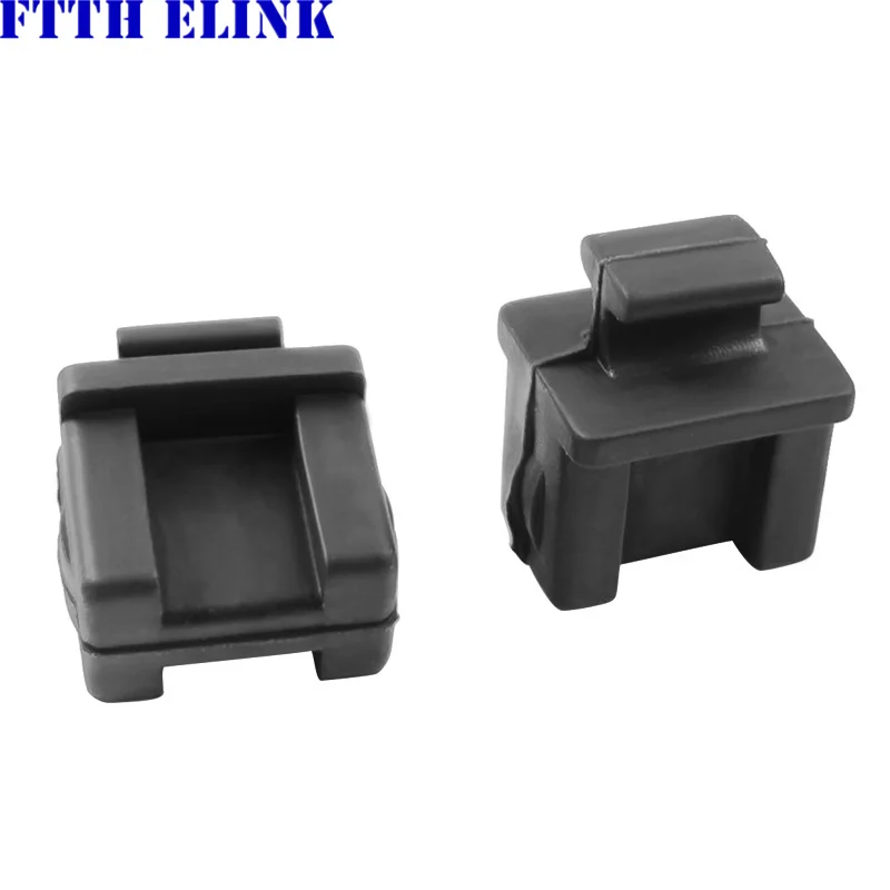 SFP dust cover for SFP-B HUB module tranceiver protective plug cap waterproof dust cap black silicone free shipping ELINK 100pcs