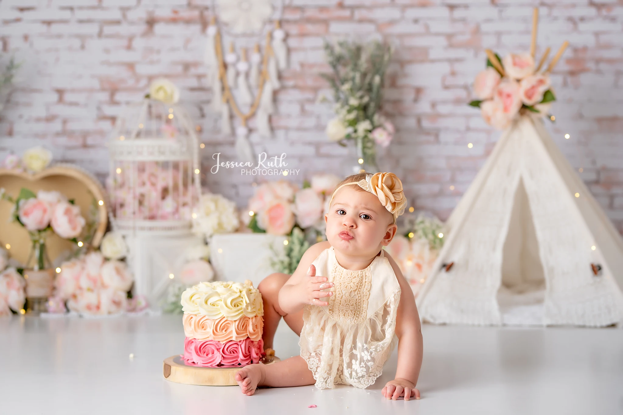 Spring Garden Backdrop Flower Bloom Luxuriantly Kids Adult Photography Child Baby Photocall Props Birthday Cake Smash Background