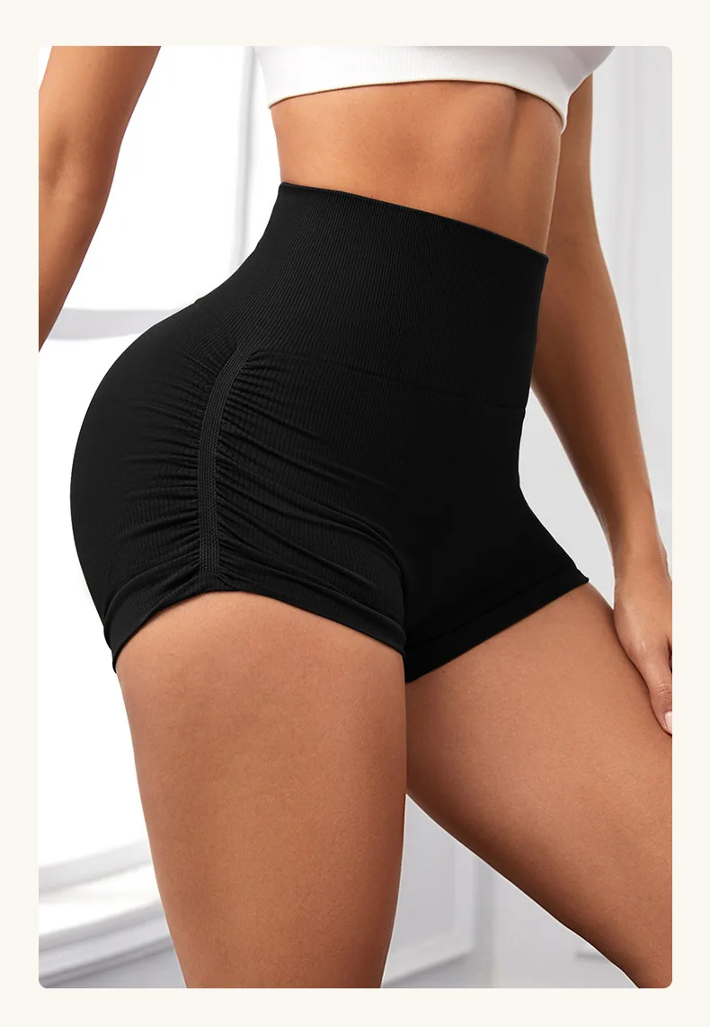 New Peach Booty Push Up Sport Yoga Shorts Women Seamless Running Cycling Short Fitness Leggins High Wasit Female Gym Shorts