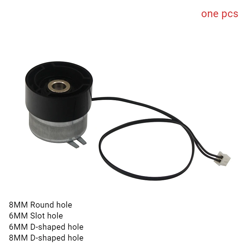 12V/24V 1.5Nm Miniature Electromagnetic Clutch for Small Motors 6mm/8mm D/Slot/Round Bore