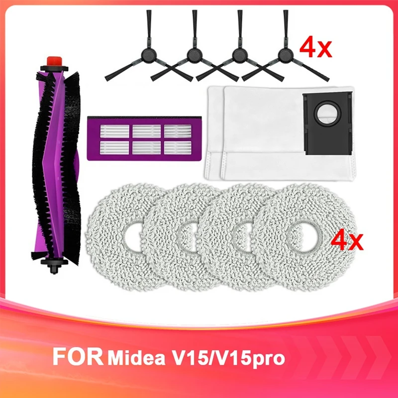 A86I-For Midea V15/V15 Pro مكانس كهربائية للكنس مستهلكات مكانس كهربائية للكنس