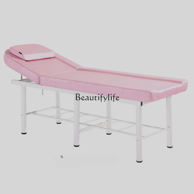 New Sponge Solid Wood Barber Shop Beauty Massage Bed Massage Couch Physiotherapy Massage Bed