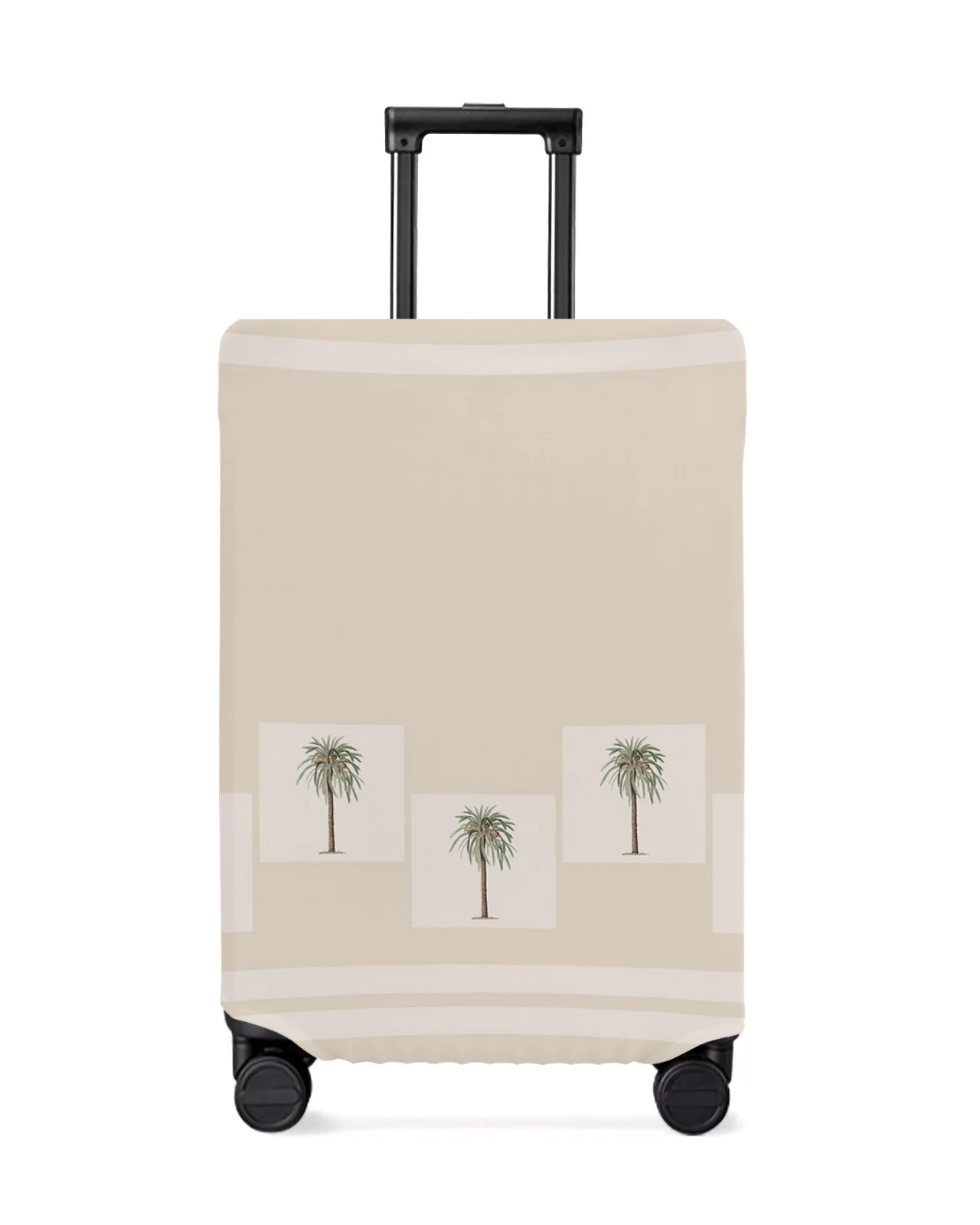 

Geometric Stripes Tropical Plants Palm Trees Luggage Cover Travel Accessories Suitcase Elastic Dust Case Protect Sleeve