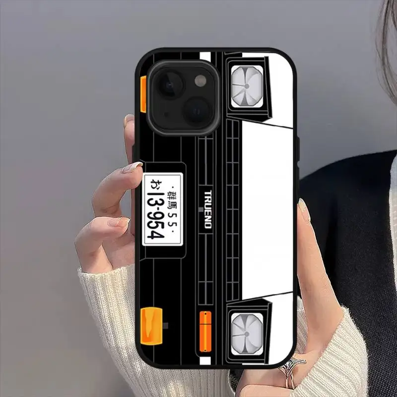 Initial D AE86 Cars Phone Case For iPhone Mini 11 12 13 14 15 16 Pro Max Plus Shell