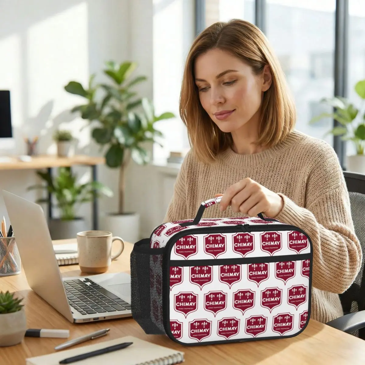 Chimay Insulated Lunch Bag for Women Office Cooler Thermal Food Box Tote Leakproof Lunch Boxes Container
