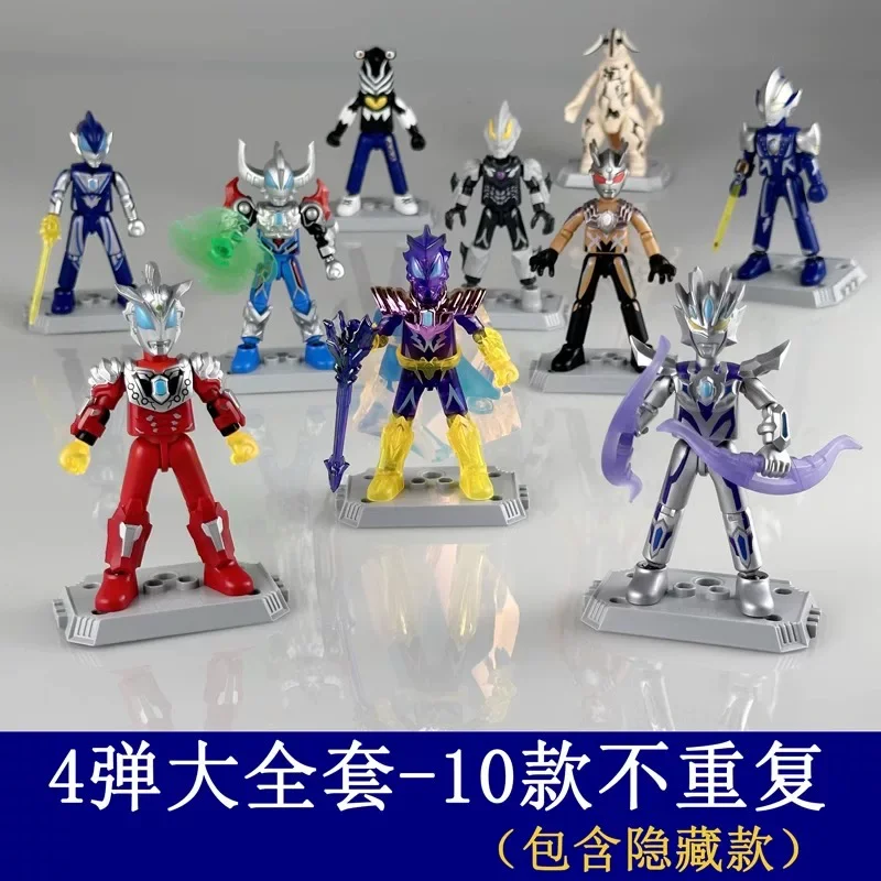 Blokees Blockman Ultraman Giocattoli autentici Star Edition Quarta figura Anime Figurine Modello Decor Giocattoli da collezione Regalo di compleanno