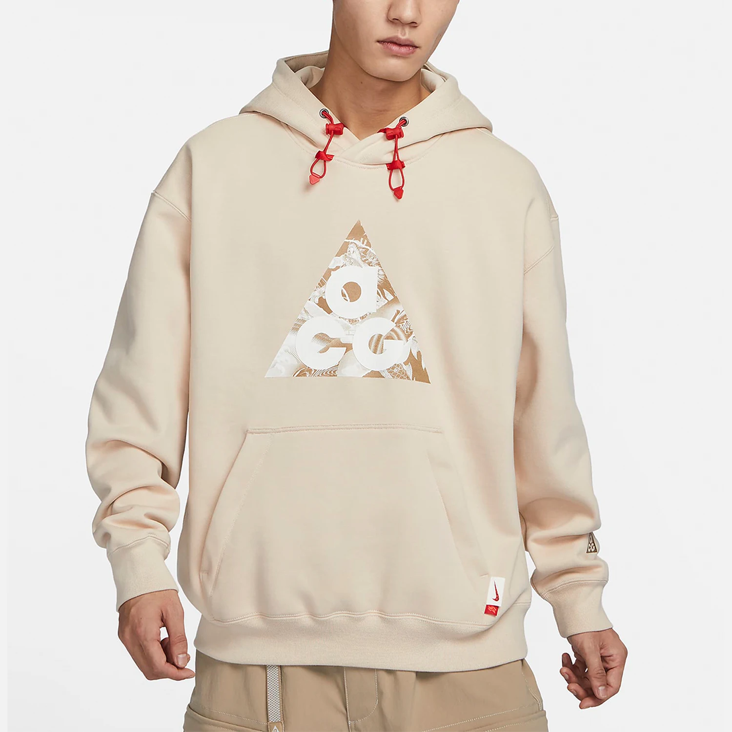 

Мужской теплый пуловер с плюшевым капюшоном Nike Genuine the Year of the Loong FZ6193-126