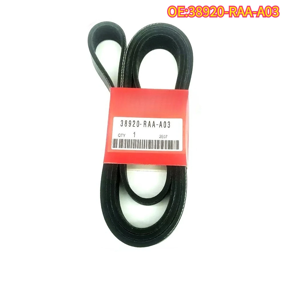 

High quality New For 38920-RAA-A03 38920RAAA03 Serpentine Belt For 2003-2005 Honda Accord DX EX LX 2.4L
