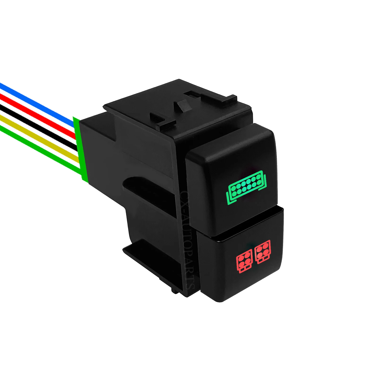 12V 3A Push Switch LED Light Bar & Work Light 2 In 1 Button For Nissan Patrol Y61 Y62 Navara D40 X-Trail T31 Pathfinder R51
