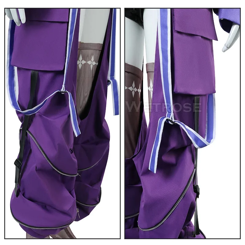 zizi 2025 【Wetrose】 Kikirara Vivi Cosplay Costume Outfit Hololive DEV_IS Glow Flow Vtuber Full Set Wig Halloween Xmas