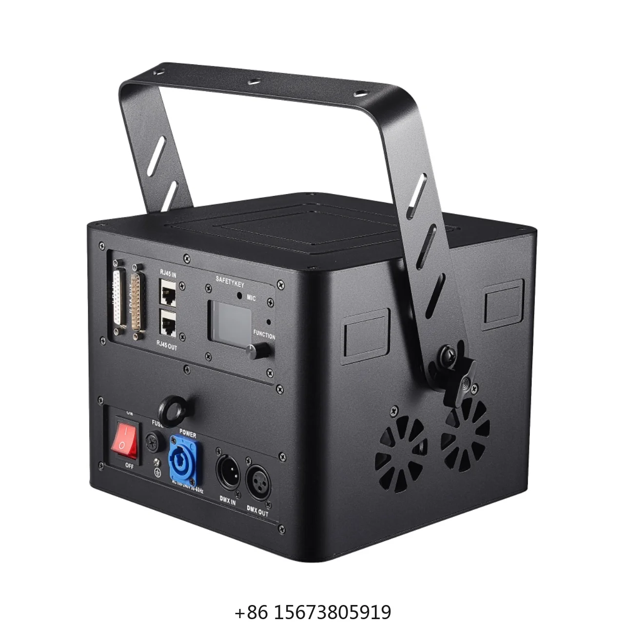 QSE Lighting Romantic Wedding 5W RGB Full Color DJ  Light Circle Cover Line Animation Beam Scan Stage Lighting