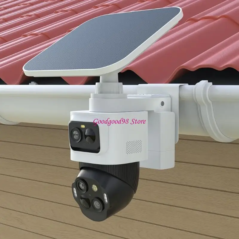 Security Camera Roofline Mount for PoE E40/System Listed Models with Side Clamp 