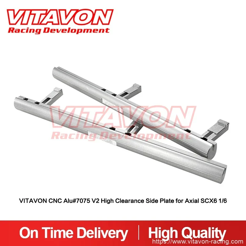 VITAVON CNC Alu7075 V2 High Clearance Side Plate for Axial SCX6 Jeep Wrangler 1/6