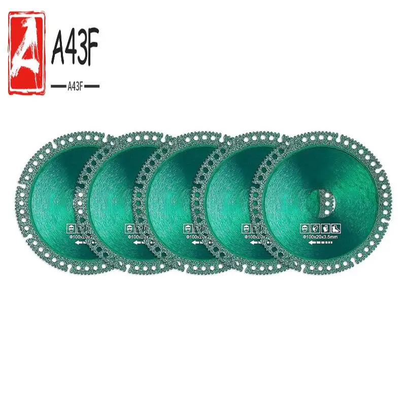 

A43F-Indestructible Disc For Grinder Composite Multifunctional Cutting Saw Blade Ultra-Thin Diamond Circular Saw Blade(5 Pcs)