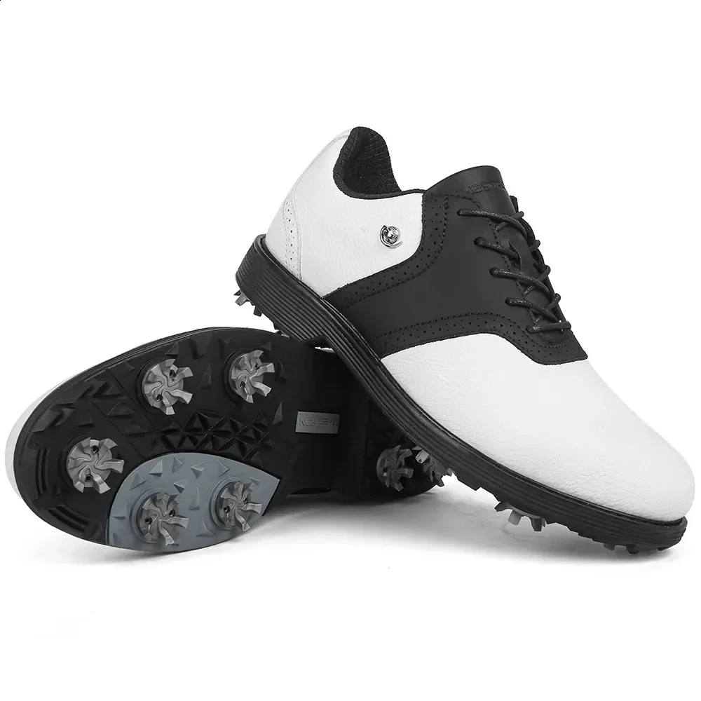 Professional Golf Shoes Men Spikes Golf Sneakers Outdoor Walking Training Comfortable Footwears for Golfers Non-Slip Luxury