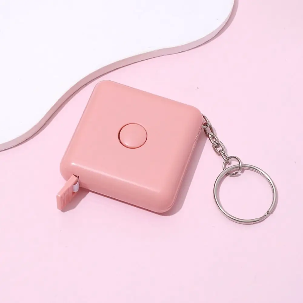New Retractable Mini Tape Measure Square Plastic Measure Clothes Measuring Tape Portable Sewing Accessories