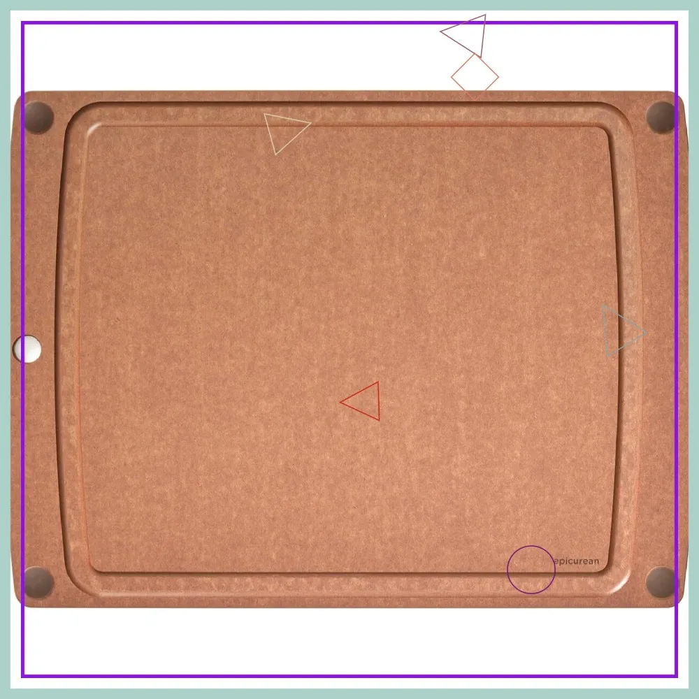 

19.5x14.5 Inch Non-Slip Cutting Board with Juice Groove, Dishwasher Safe for Home Chefs