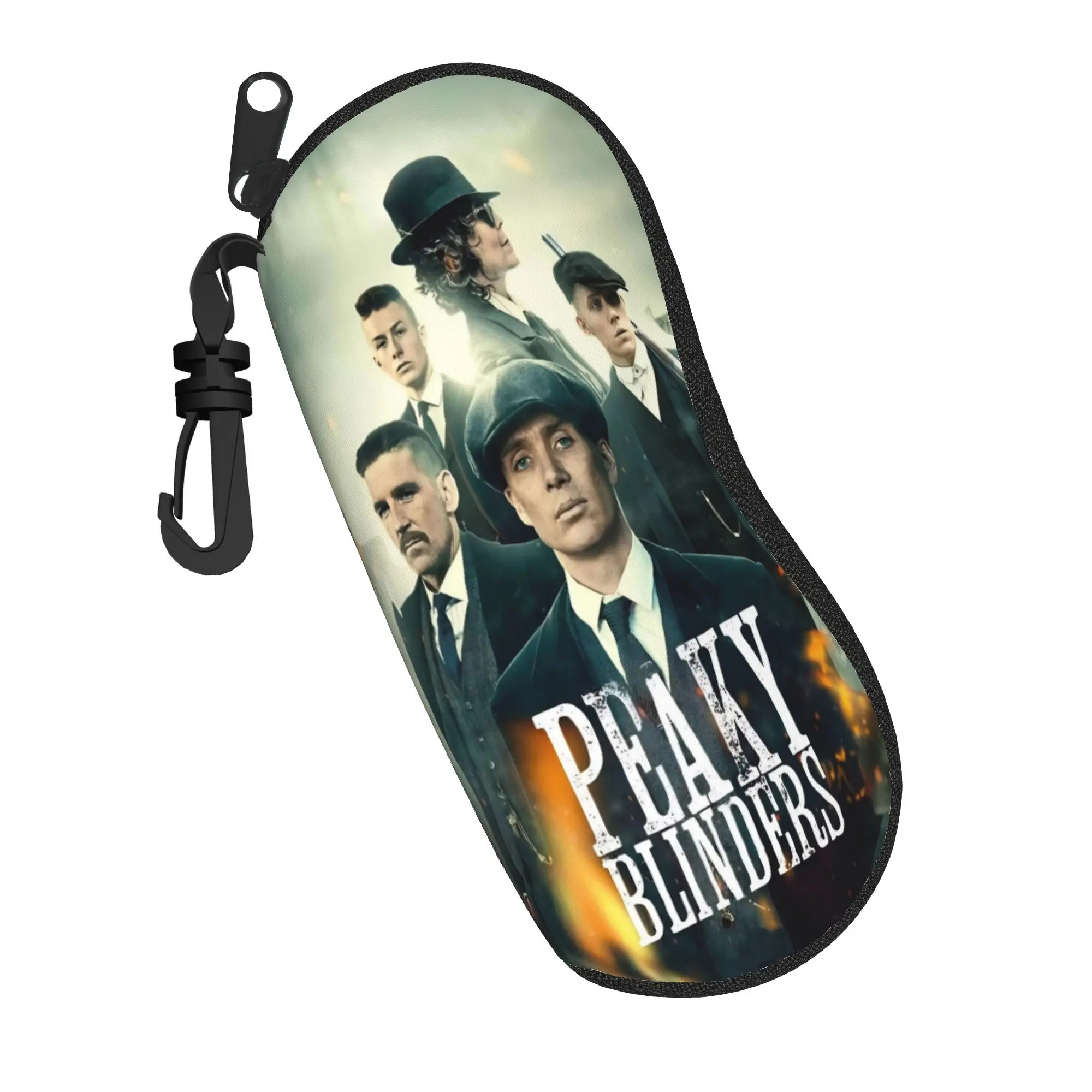 Estuche para gafas Tommy Shelby Peakys Blinders, regalos para niña, caja de almacenamiento con cremallera para lectura, contenedor protector para gafas
