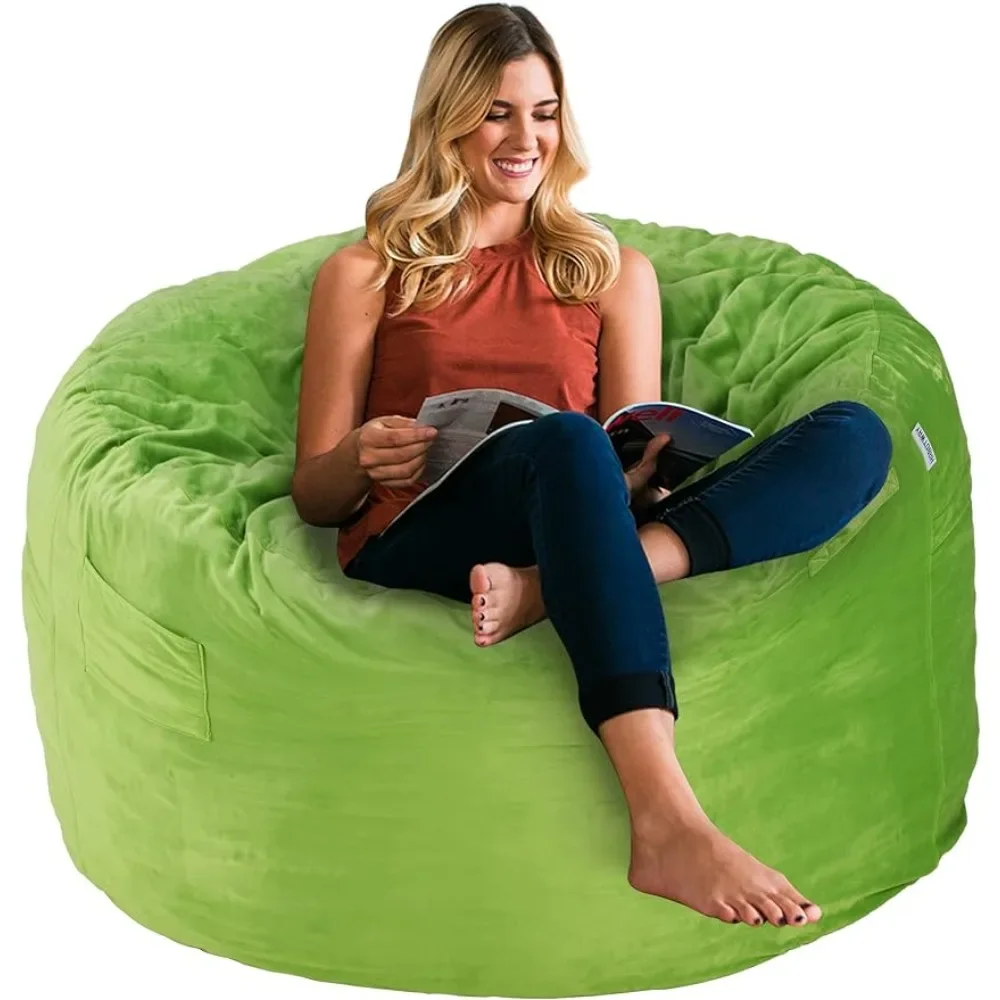 

Bean Bag Sofa Perezoso Stuffing for Puffs Armchairs Chairs for Living Room Furniture Armchair Bed Puff Couch Sofas Poof Tumbonas